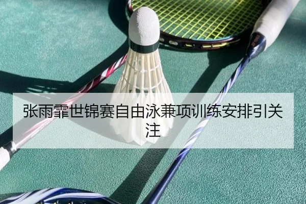 张雨霏世锦赛自由泳兼项训练安排引关注